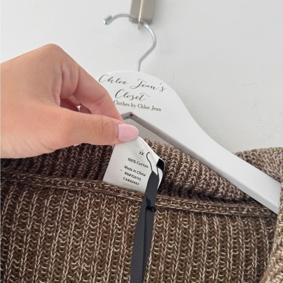 VARLEY NWT Mentone Half Zip Pullover in Dark Green Speckle 1X - Picture 9 of 12